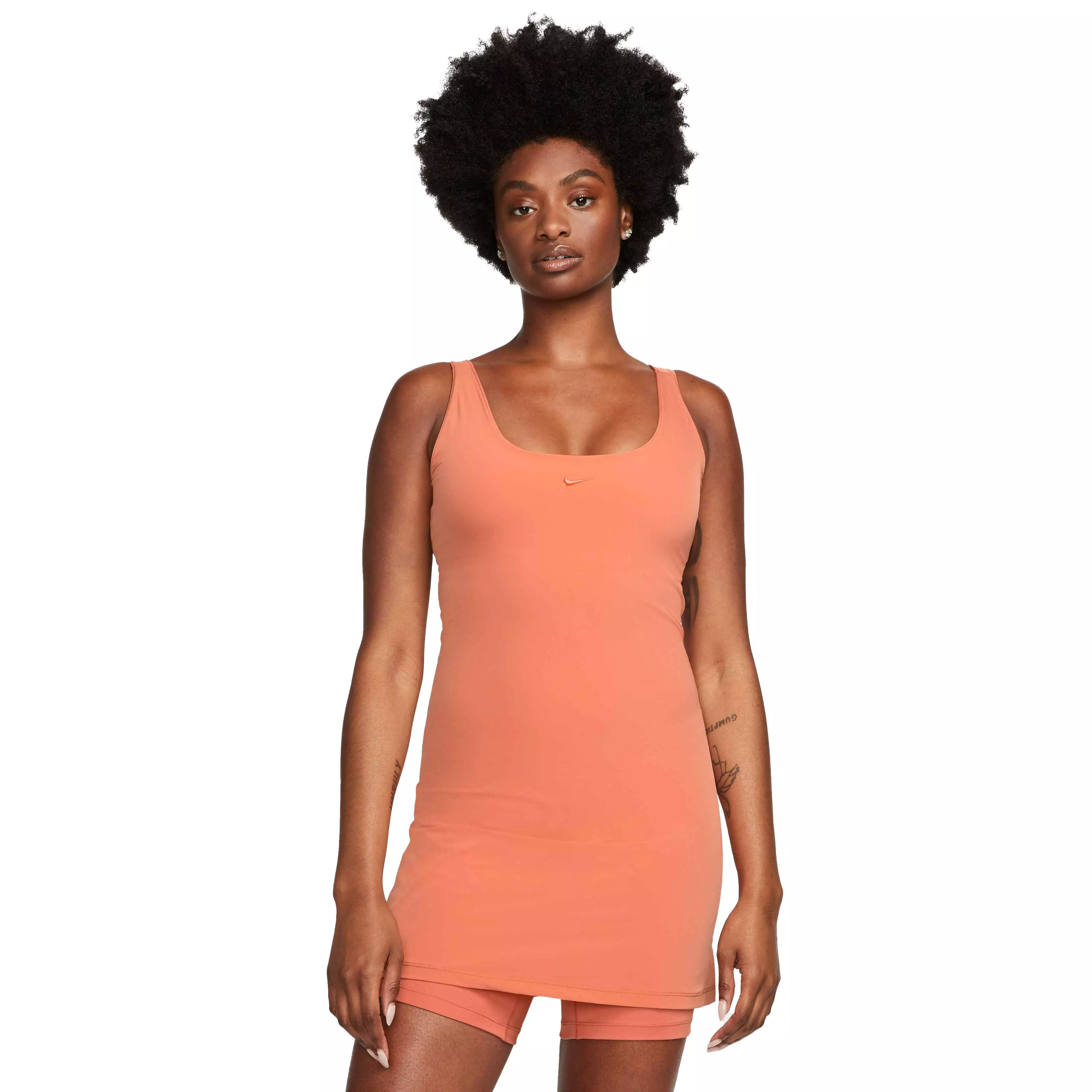 Orange nike dress best sale